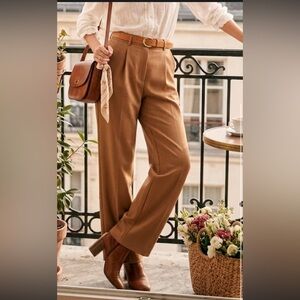 Abercrombie & Fitch Sloane Tailored Pants - Size 27/4 - Tan/Camel